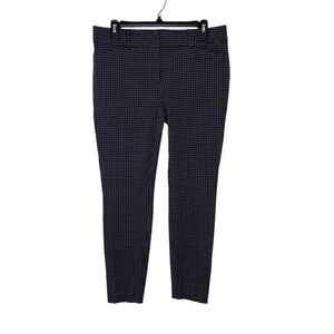 New York & Company Woman's Gingham Check Stretch Pants Workwear Chic Size‎ 8